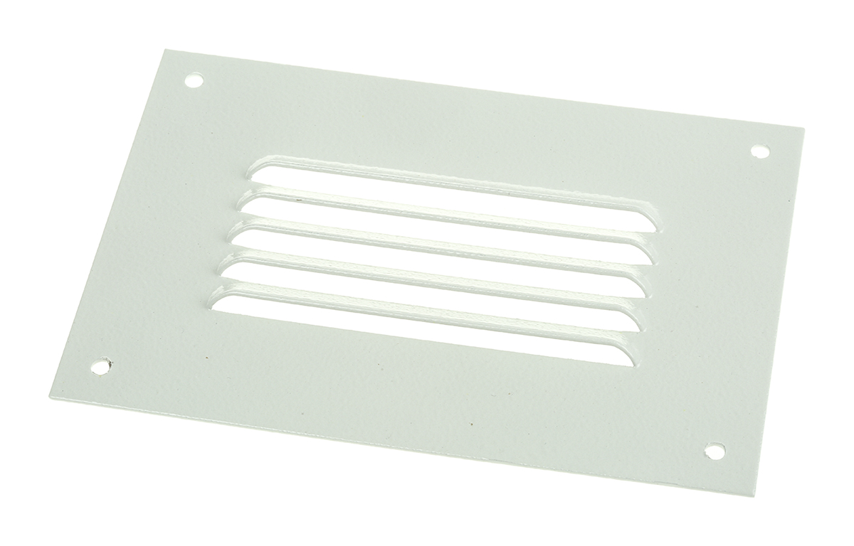 Rittal Grey Steel Vent Grille, Parallel Slat, 110 x 160mm