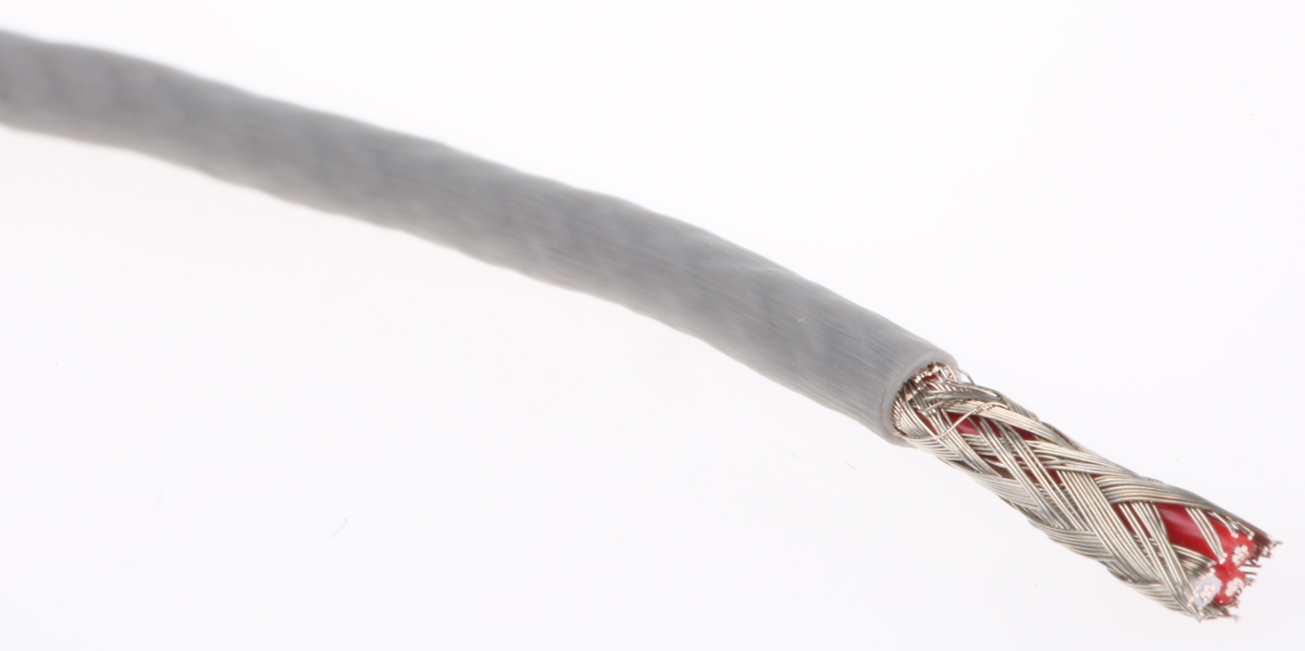 RS PRO Type RTD Thermocouple & Extension Wire, 25m, Screened, PTFE Insulation, +260°C Max, 7/0.2mm
