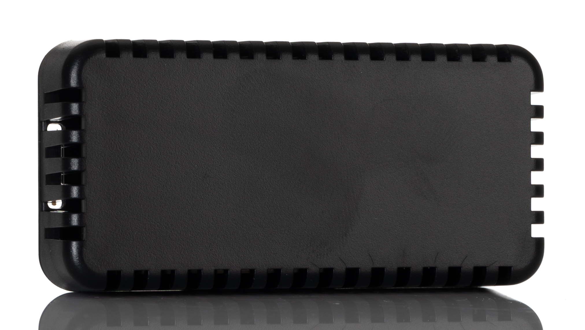 Hammond 1551 Series Black ABS Enclosure, IP30, Black Lid, 80 x 40 x 20mm