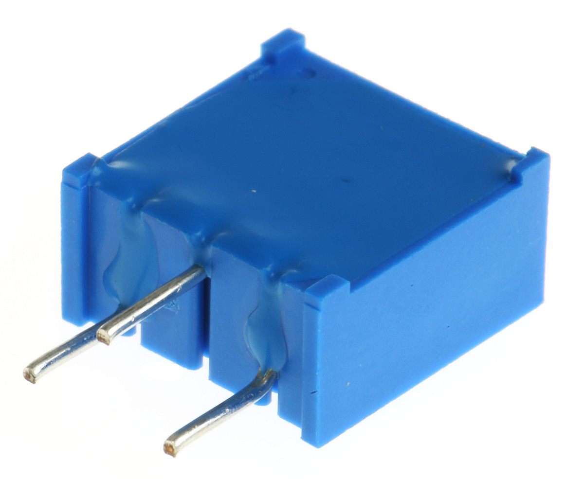 100Ω, Through Hole Trimmer Potentiometer 0.5W Bourns, 3386