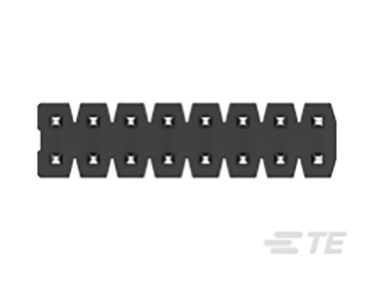 TE Connectivity AMPMODU Series Straight Through Hole Pin Header, 20 Contact(s), 2 mm Pitch, 2 Row, Unshrouded