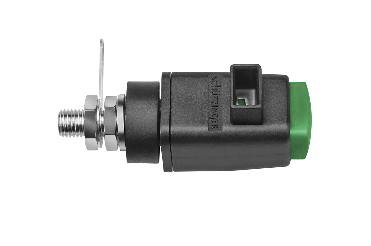 Schutzinger Green Terminal Post, 300V, 16A