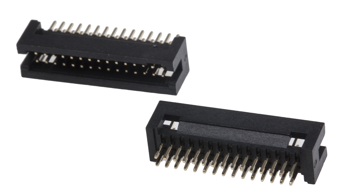RS PRO Straight Through Hole PCB Header, 30 Contact(s), 1.27 mm Pitch, 2 Row, Shrouded