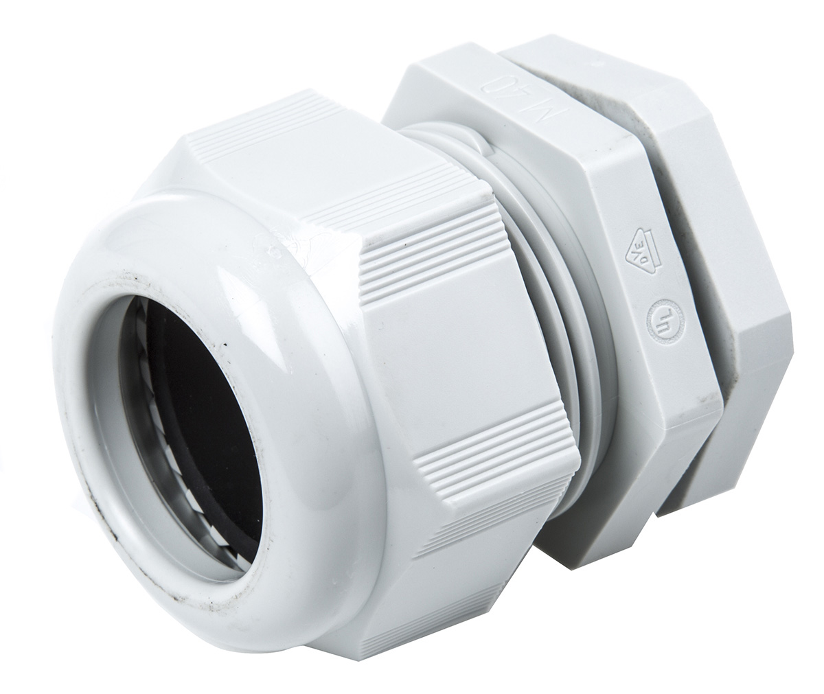 SIB SIB-TEC Series Grey PA 6 Cable Gland, M40 Thread, 18mm min., 32mm max., IP68