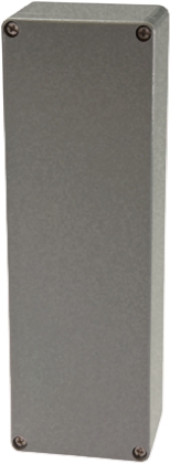 Fibox Euronord Series Unpainted Aluminium Enclosure, IP65, IP66, IP67, Unpainted Lid, 252 x 81 x 56.5mm