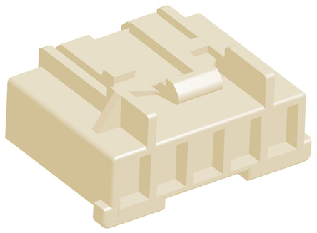 TE Connectivity, Grace Inertia Male Connector Housing, 2.5mm Pitch, 5 Way, 1 Row