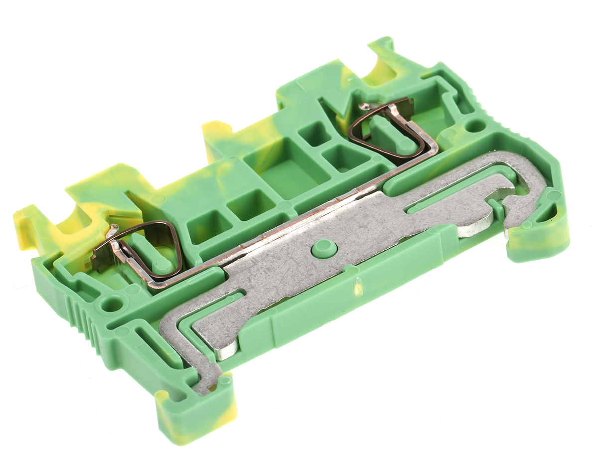 Phoenix Contact 3031513 ST 1.5-PE Series Green/Yellow, 0.08 → 1.5mm², Single-Level, Spring Clamp Termination
