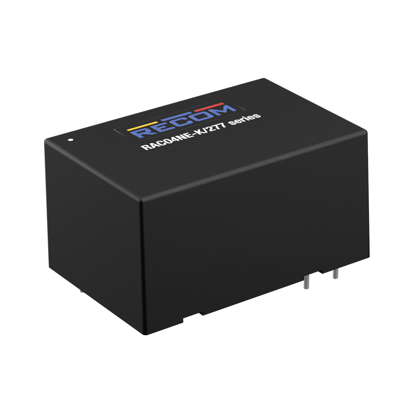 Recom AC-DC Power Supply, RAC04NE-09SK/277, 9V dc, 440mA, 4W, 1 Output, 85-305V ac Input Voltage