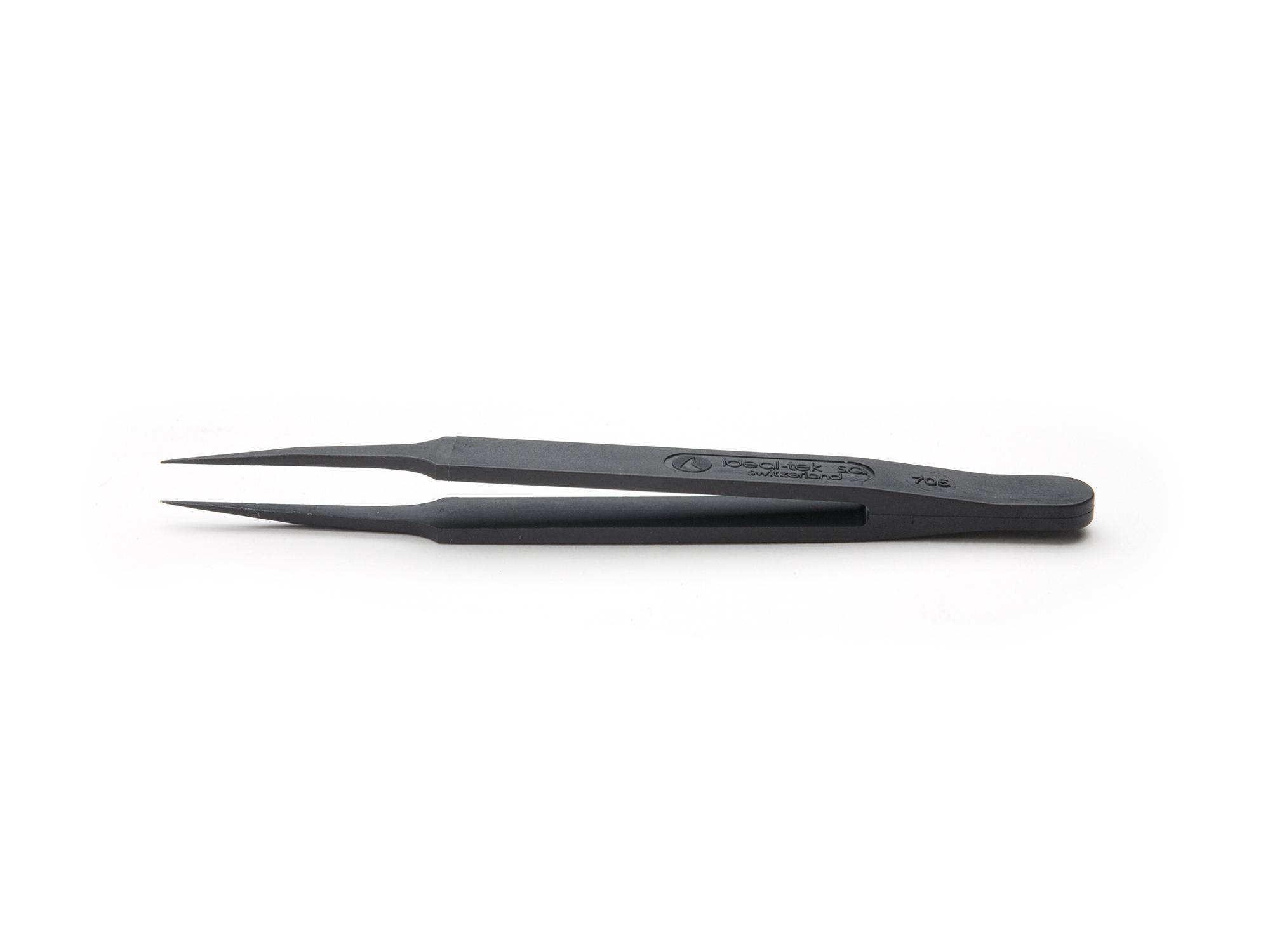 ideal-tek 115 mm, PA66/CF30 (Tip), Plastic (Body), ESD Tweezers