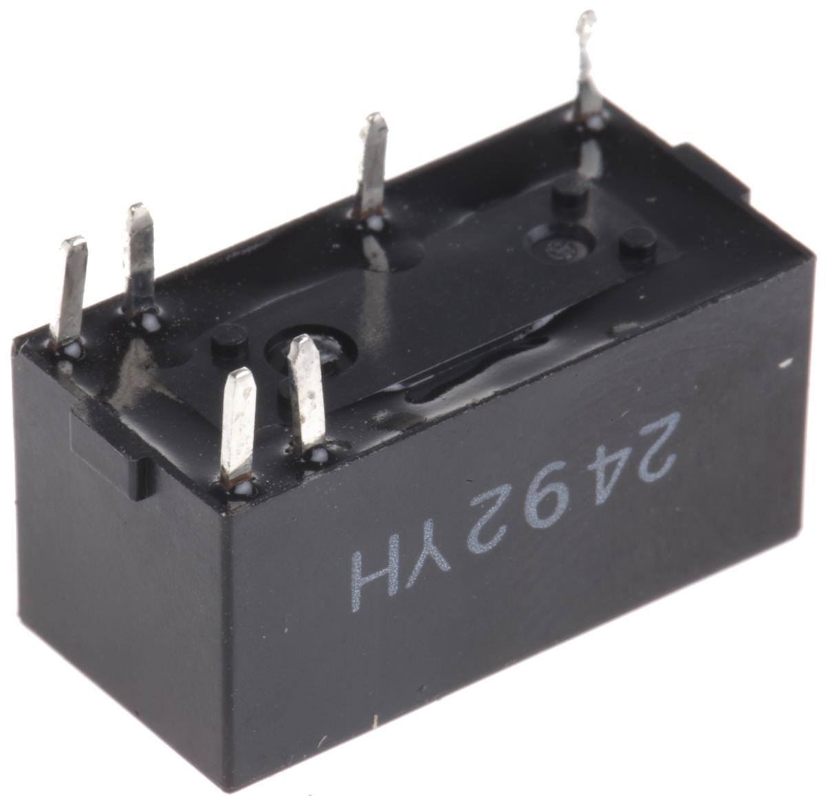 Omron PCB Mount Latching Power Relay, 12V dc Coil, 5A Switching Current, SPST