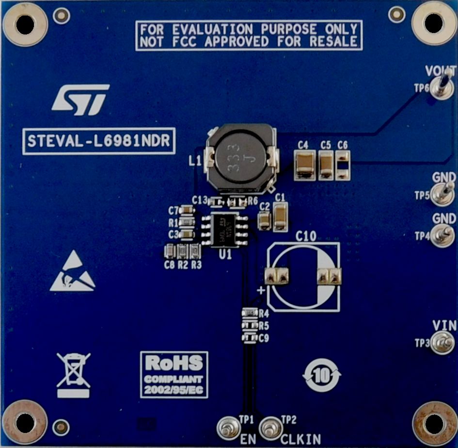 STMicroelectronics 1.5 A synchronous step-down switching regulator Step Down Regulator for L6981 for Power Tools