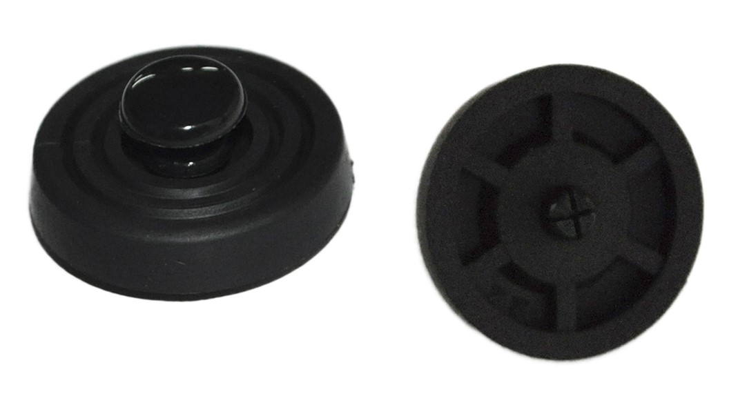 RS PRO Round Anti Vibration Mount, Rubber Foot