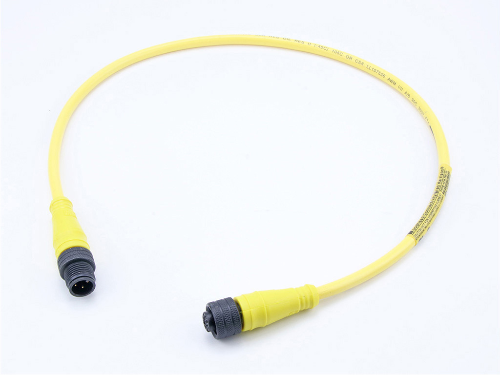 Brad from Molex Male 4 way M12 to Female 4 way M12 Sensor Actuator Cable, 1.5 m