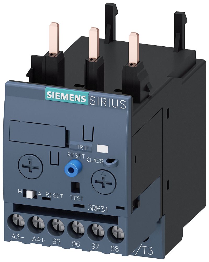 Siemens 3RB Overload Relay 1NC + 1NO, 6 → 25 A F.L.C, 25 A Contact Rating, 3P, SIRIUS