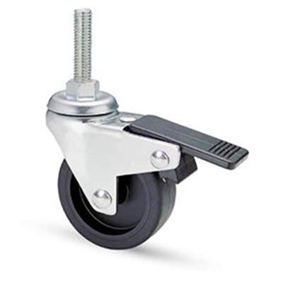 RS PRO Swivel Castor Wheel, 60kg Capacity, 100mm Wheel