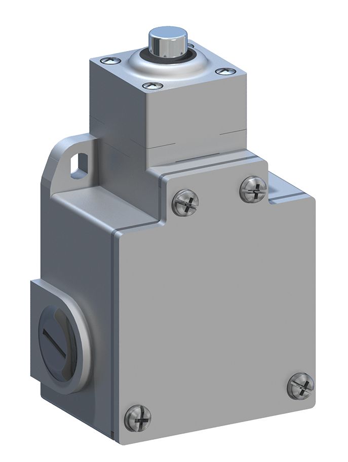 RS PRO Plunger Limit Switch, 1NO/1NC, IP66, Aluminium Housing, 400V ac Max, 10A Max