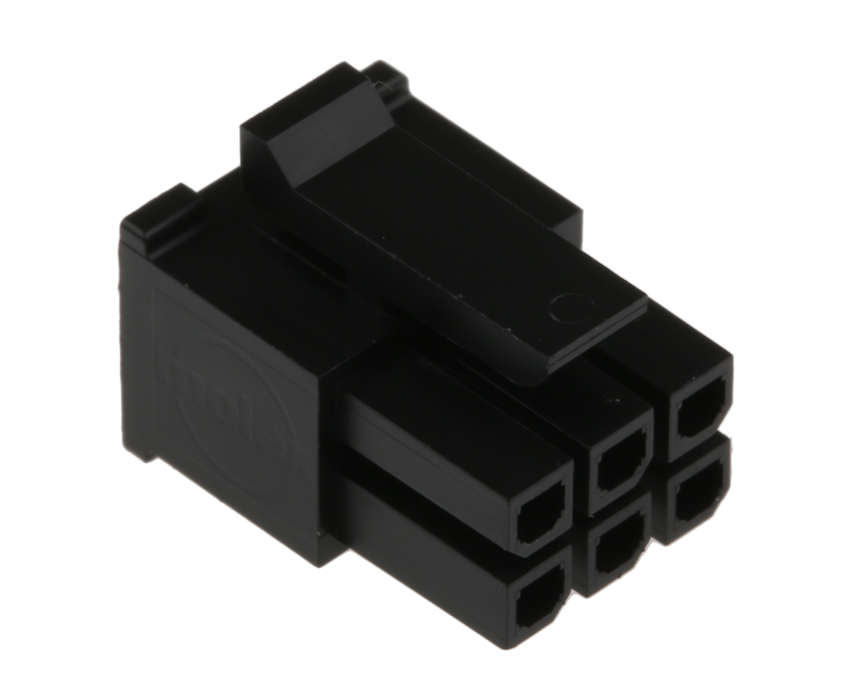 Molex, Micro-Fit 3.0 Receptacle Connector Housing, 3mm Pitch, 6 Way, 2 Row