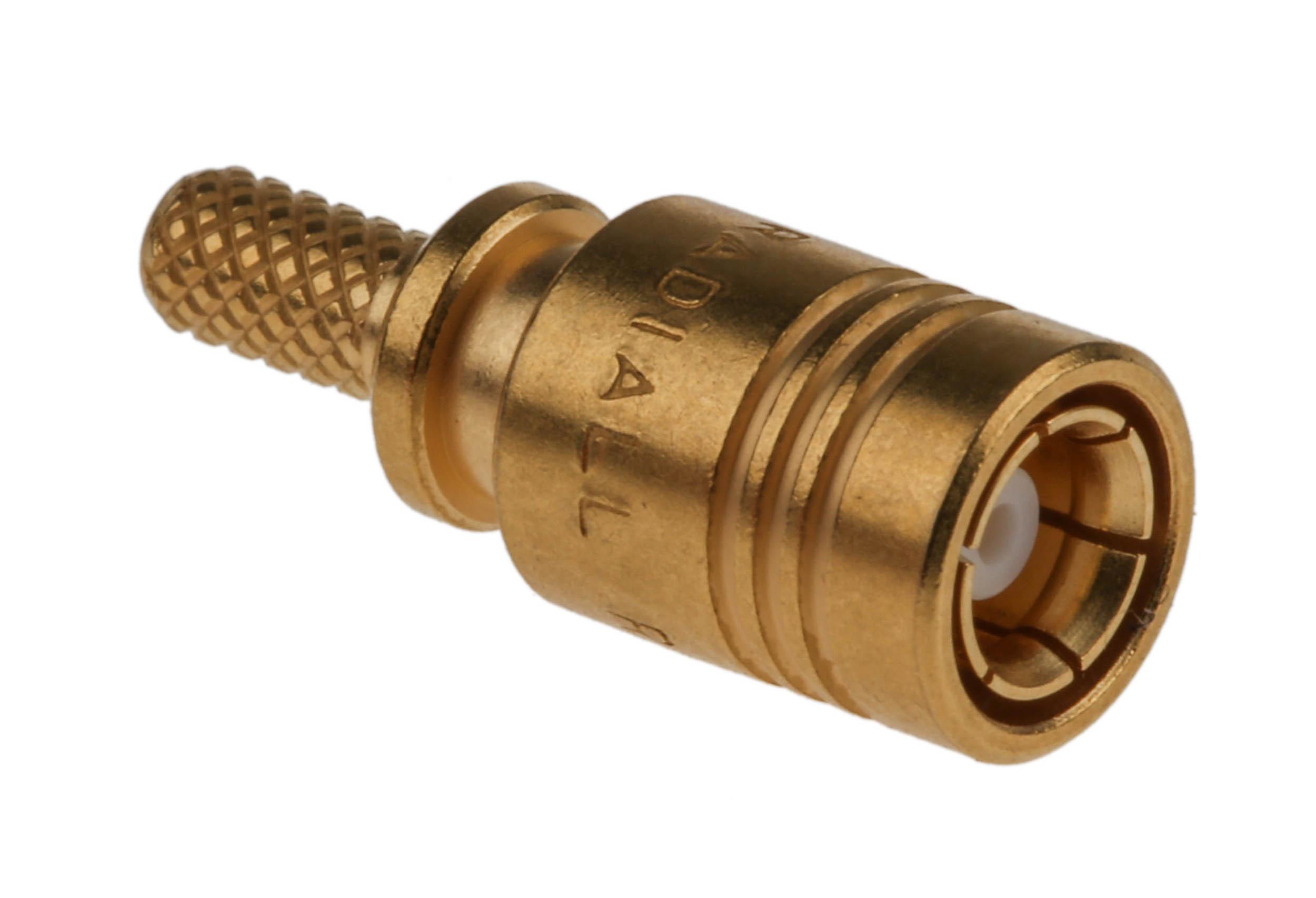 Radiall, Plug Cable Mount SMB Connector, 50Ω, Crimp Termination, Straight Body