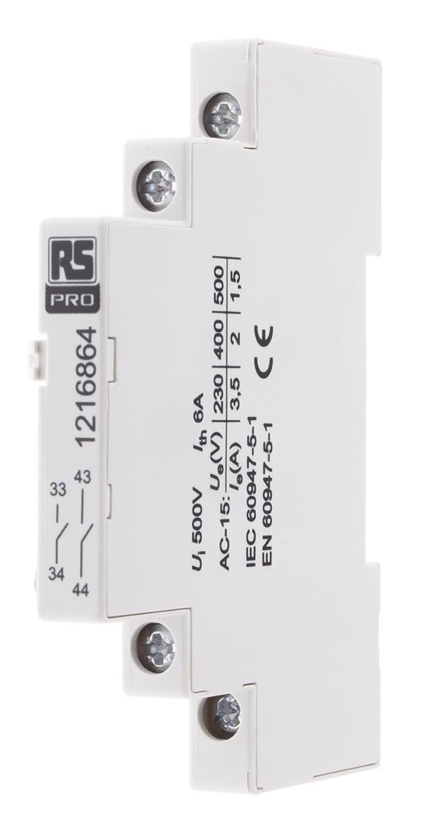 RS PRO Auxiliary Release Circuit Trip for use with MS32 & MSB32 Motor Protection Circuit Breakers