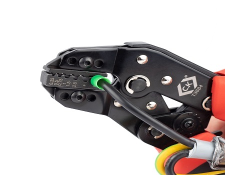 CK Ratchet Crimping Pliers Hand Crimp Tool for Wire Ferrules