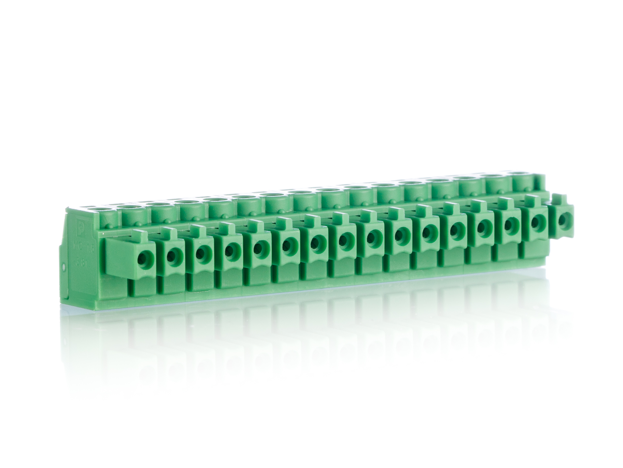 Phoenix Contact, 3.81mm Pitch, MC 1.5/16-ST-3.81, 16 Way, , Pluggable Terminal Block, Plug, Cable Mount, Screw