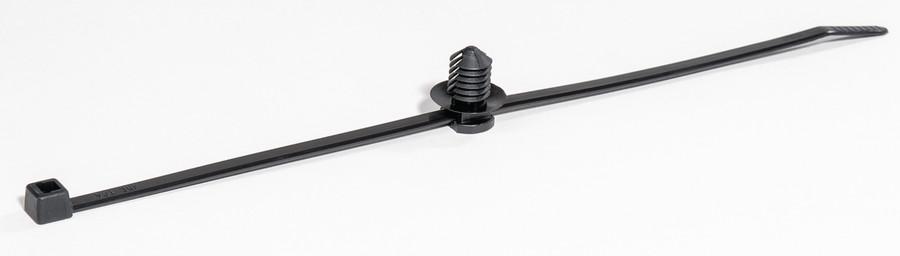HellermannTyton Cable Ties, Releasable, 200mm x 4.6 mm, Black PA 6.6 Heatstabilised, Pk-500