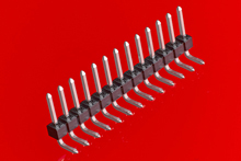 Molex KK 254 Series Right Angle Through Hole Pin Header, 2 Contact(s), 2.54 mm Pitch, 1 Row, Unshrouded