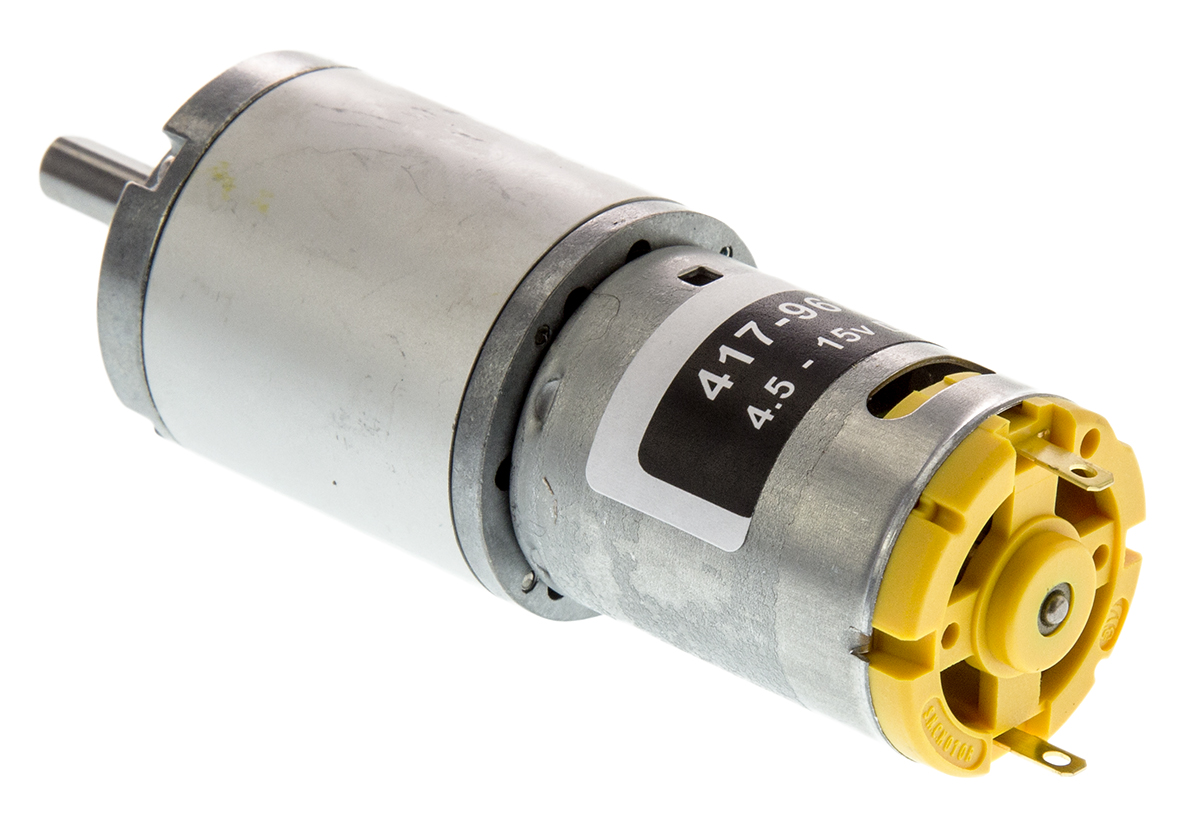 RS PRO Brushed Geared DC Geared Motor, 7.92 W, 12 V dc, 98 Ncm, 19 rpm, 6mm Shaft Diameter