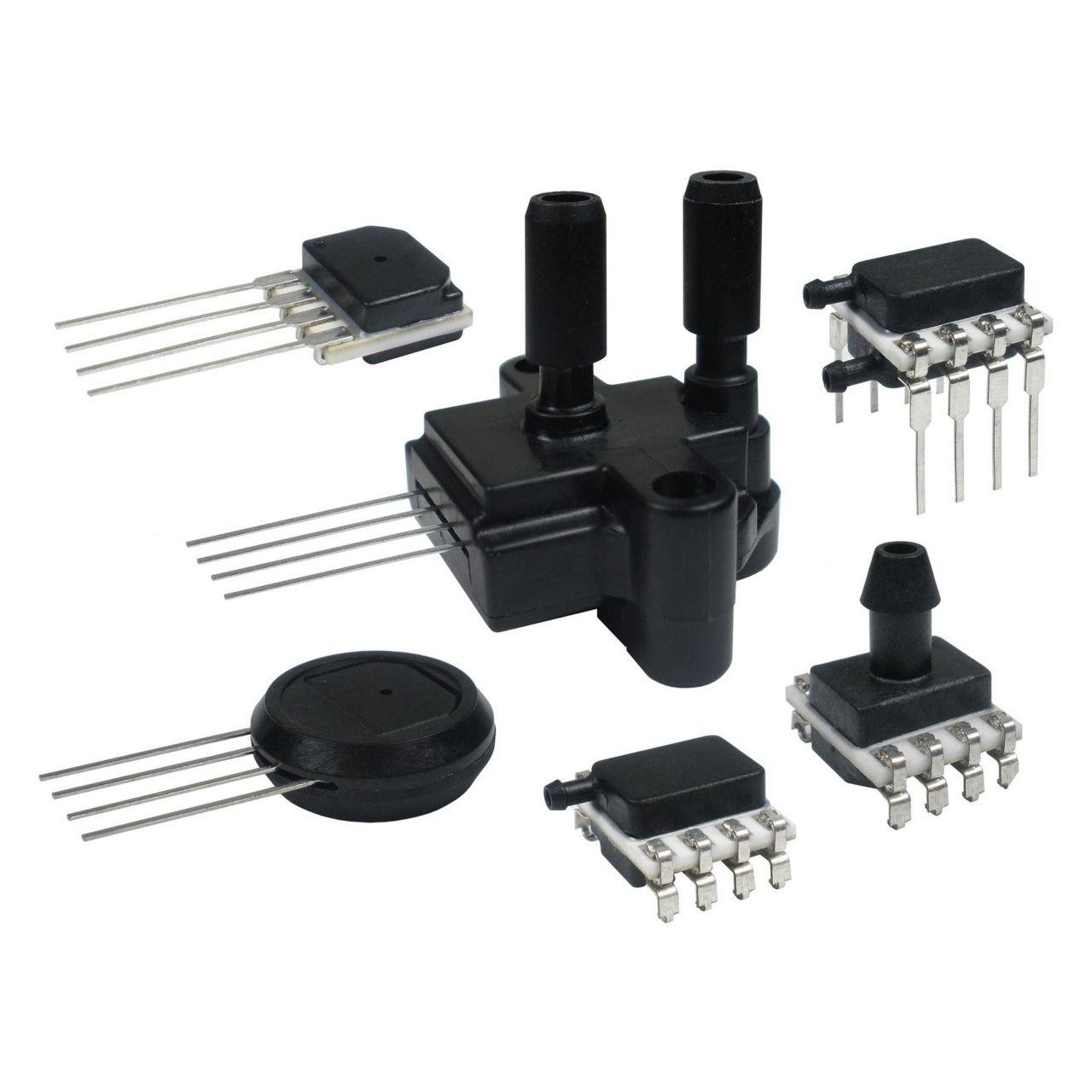 Honeywell Piezoresistive Pressure Sensor, 10kPa Operating Max, Through-Hole Mount, 8-Pin, 140kPa Overload Max, DIP