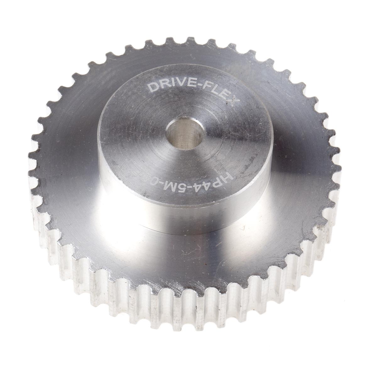 RS PRO Timing Belt Pulley, Aluminium 9mm Belt Width x 5mm Pitch, 44 Tooth