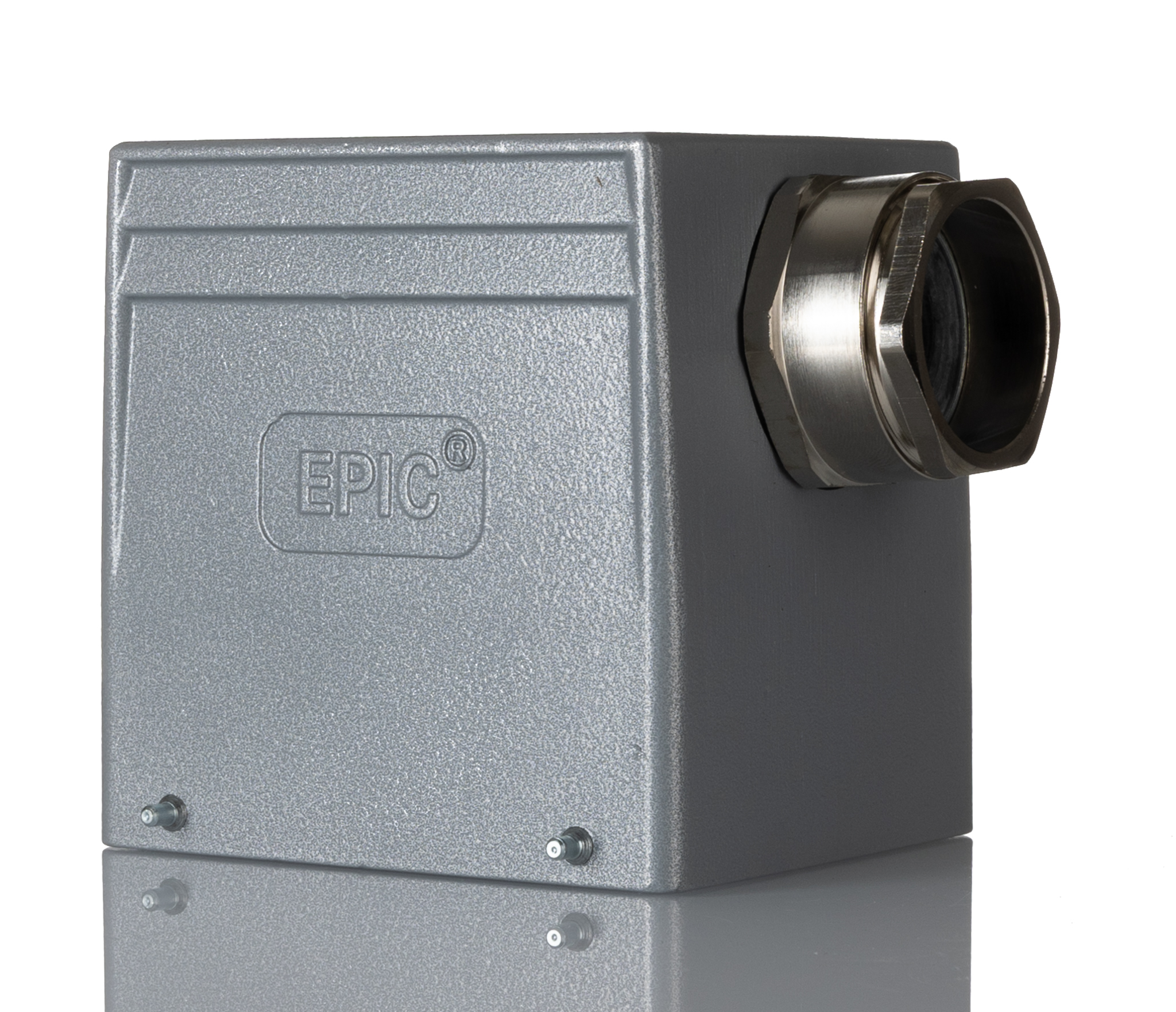 EPIC H-B Heavy Duty Power Connector Hood, 32 Contacts, PG29 Thread, Side Entry EPIC Range