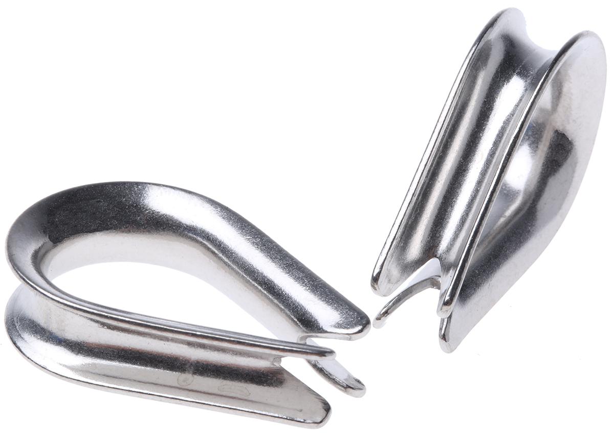 RS PRO Stainless Steel Thimble For Use With 6mm Diameter Wire Rope