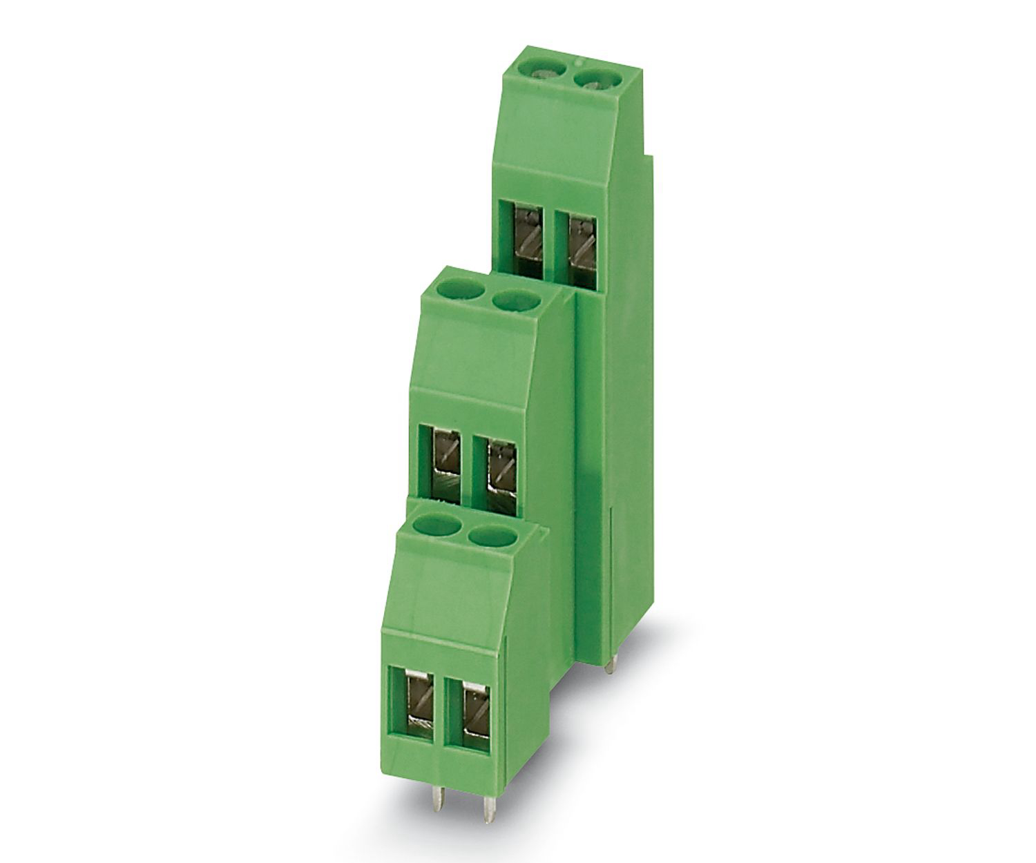 Phoenix Contact 16, SPC 16/ 2-ST-10 Series PCB Terminal Block, 6-Contact, 5.08mm Pitch, Through Hole Mount, 3-Row