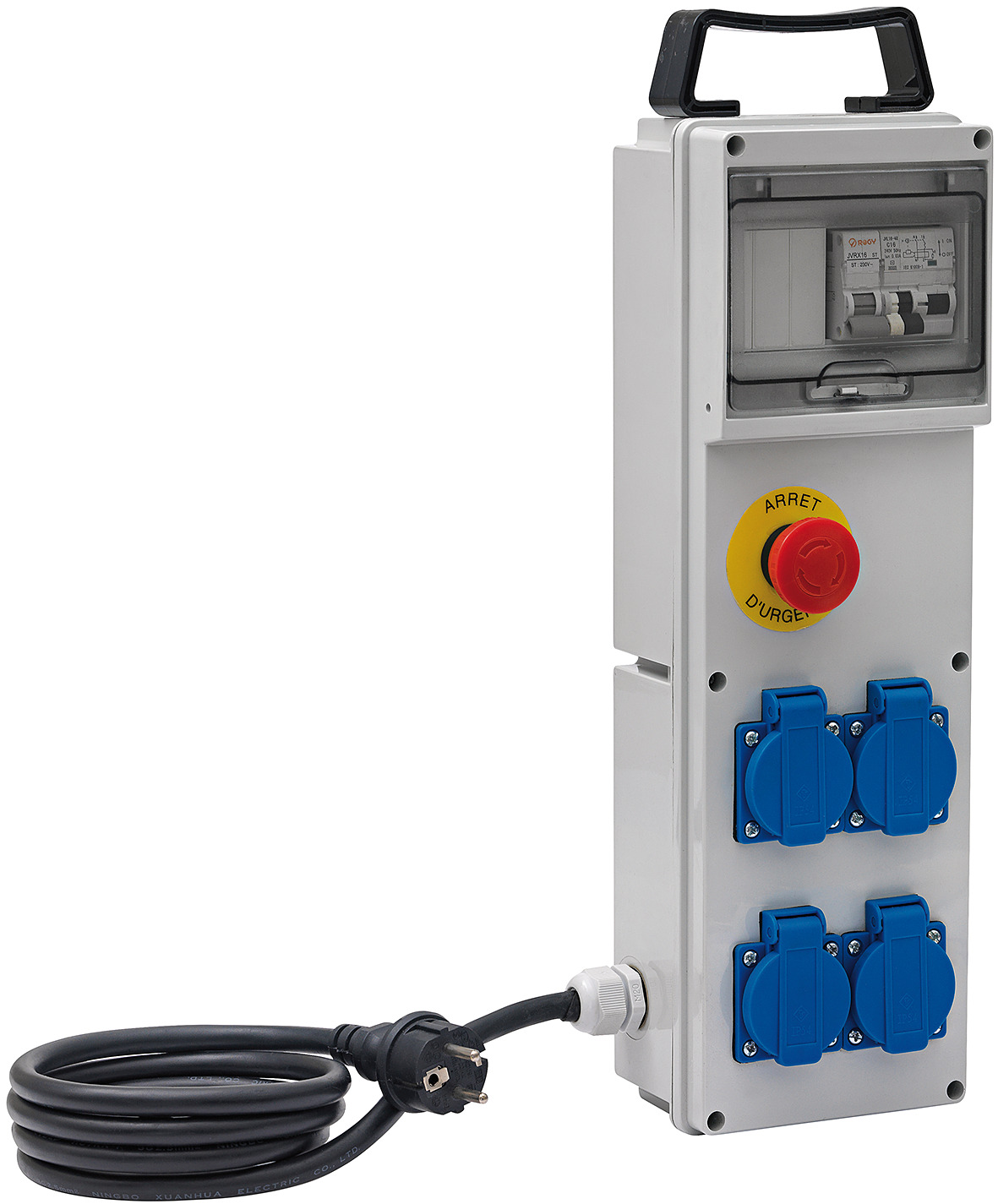 brennenstuhl BD 4 Phase Distribution Board, 4 Way, 30 mA