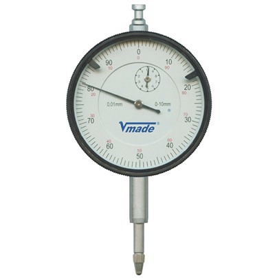 Vogel 241101Metric Dial Indicator, 0 → 10 mm Measurement Range, 0.01 mm Resolution
