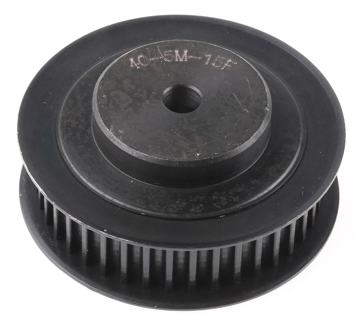 RS PRO Timing Belt Pulley, Steel 15mm Belt Width x 5mm Pitch, 40 Tooth