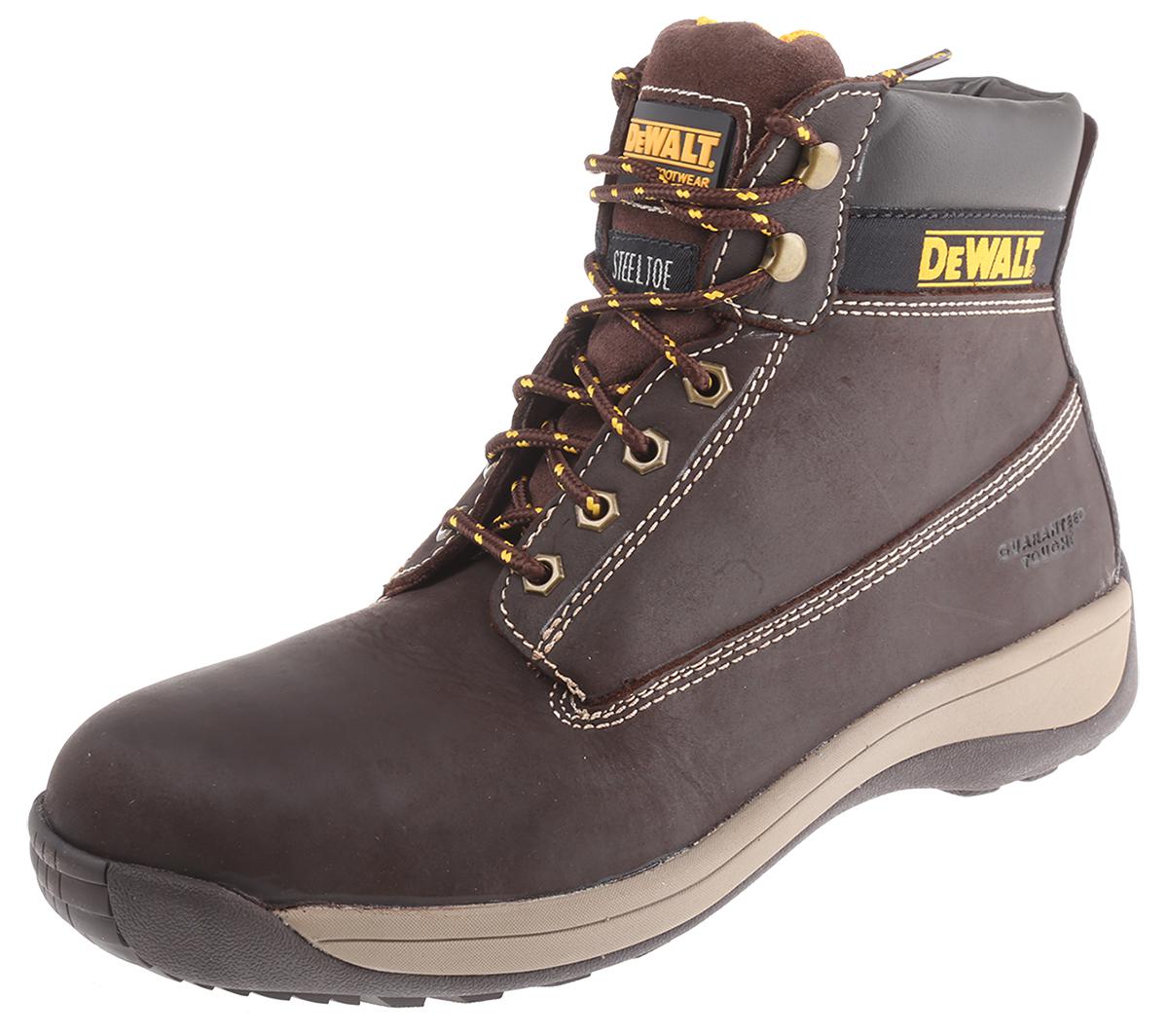 DeWALT Apprentice Brown Steel Toe Capped Men's Safety Boots, UK 9, EU 43