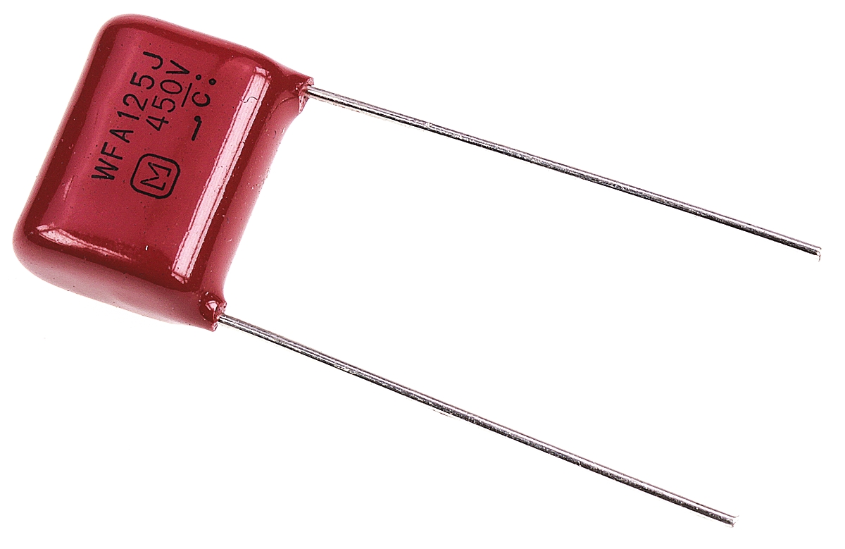 Panasonic ECWF(A) Polypropylene Film Capacitor, 450V dc, ±5%, 1.2μF, Through Hole