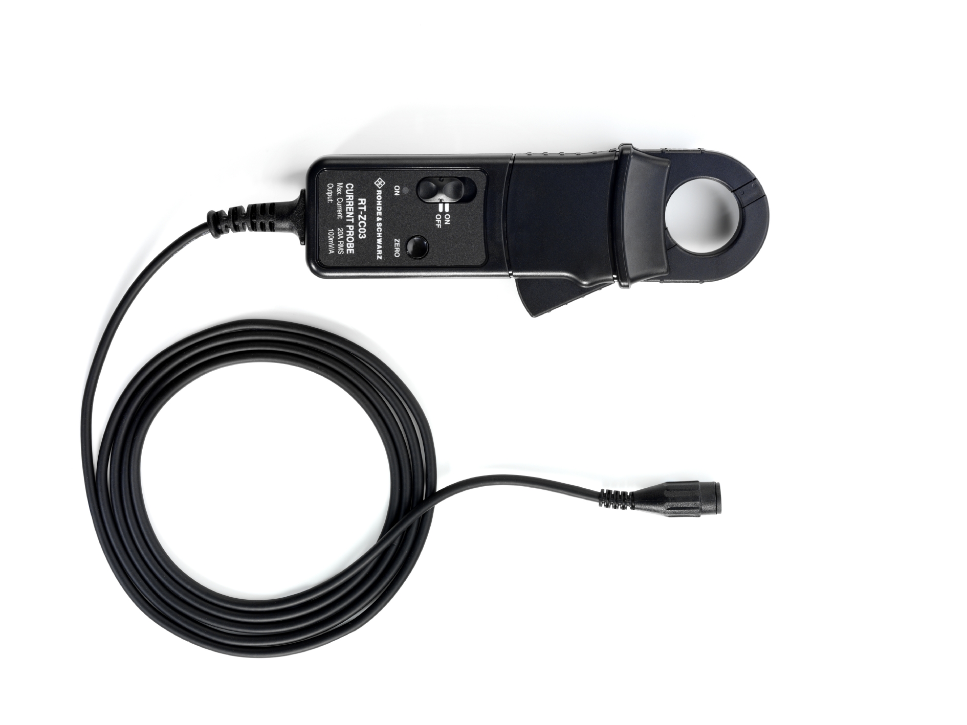 Rohde & Schwarz RT-ZC Series RT-ZC03 Oscilloscope Probe, Current Type, 100kHz, BNC Connector