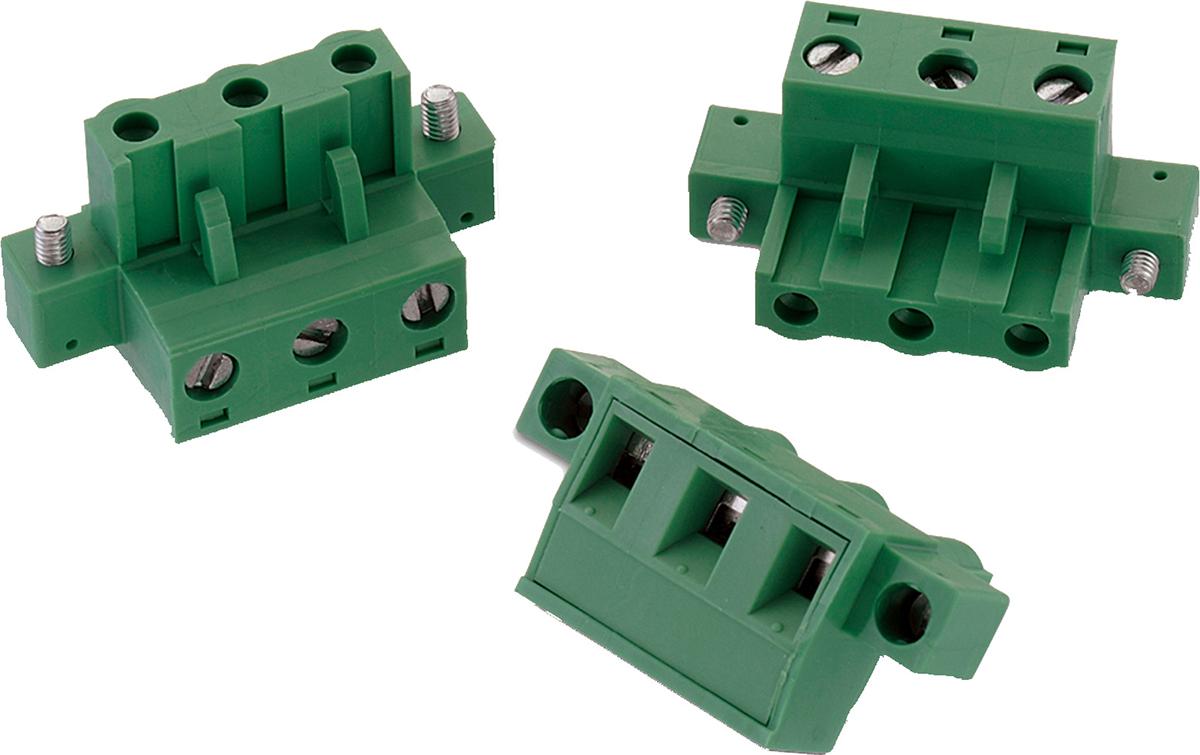 Wurth Elektronik 3404 Series Pluggable Terminal Block, 12-Contact, 7.62 mm Pitch, 1-Row