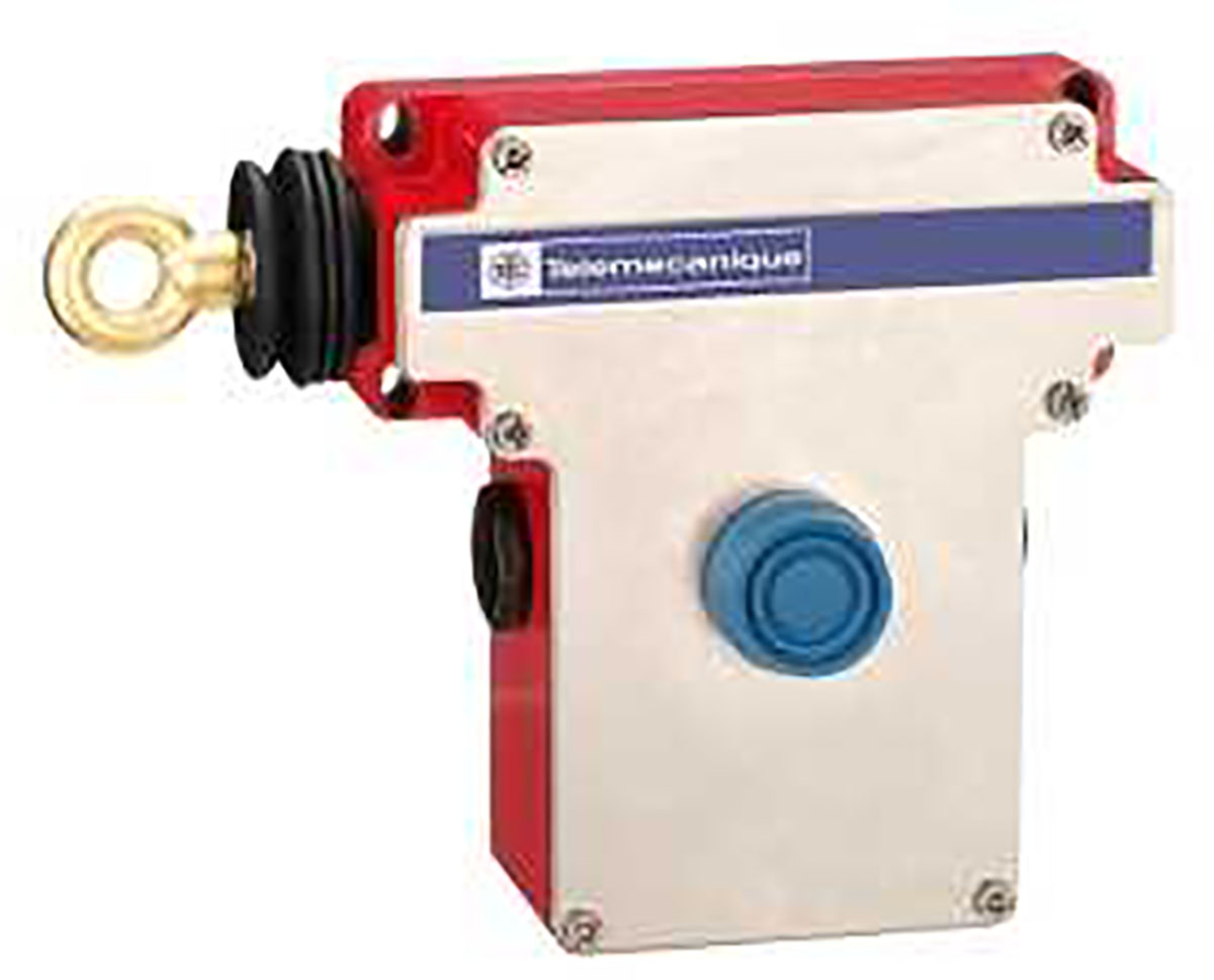 Telemecanique Sensors XY2CE Rope Pull Switch, 70m, 2NO/2NC