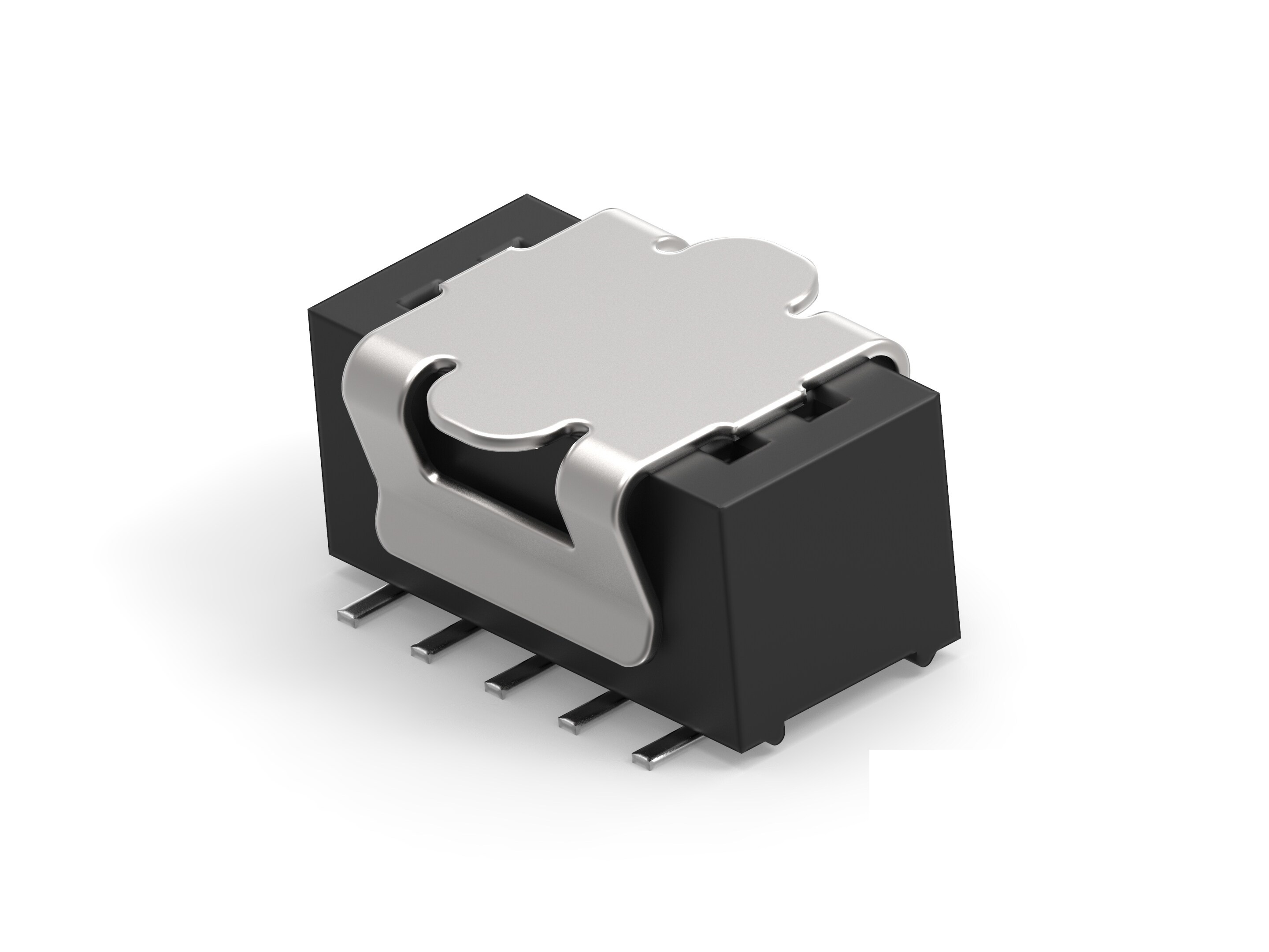 TE Connectivity 1MM-R Series Vertical Board Mount PCB Socket, 10-Contact, 2-Row, 1mm Pitch, Surface Mount Termination