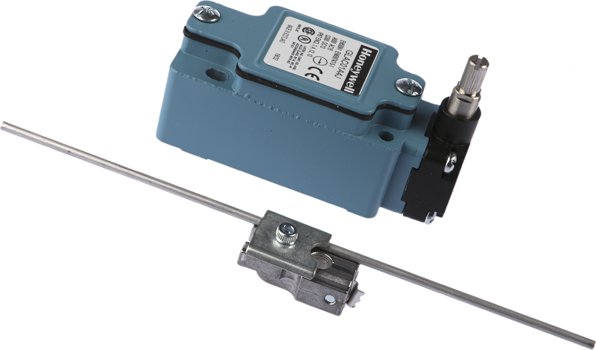 Honeywell GLA Series Plunger Limit Switch, NO/NC, IP67, SPDT, Die Cast Zinc Housing, 600V ac Max, 10A Max