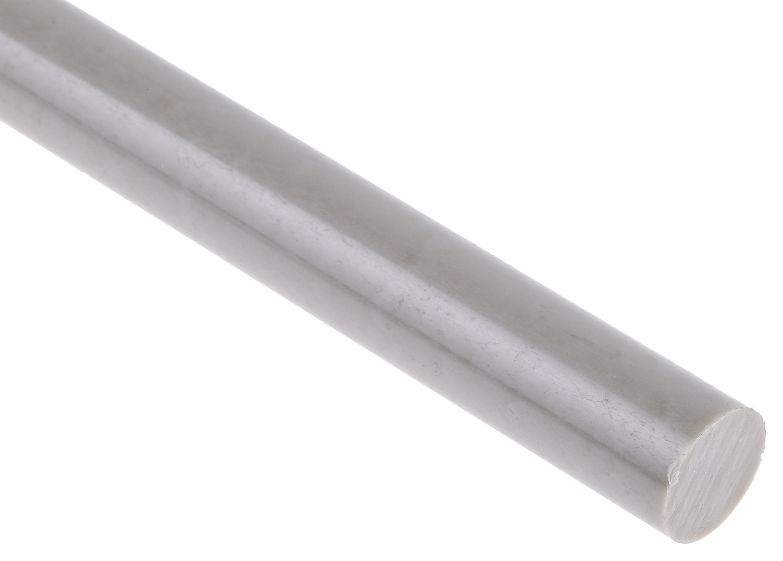 RS PRO Beige Polyetheretherketone PEEK Rod, 300mm x 12mm Diameter