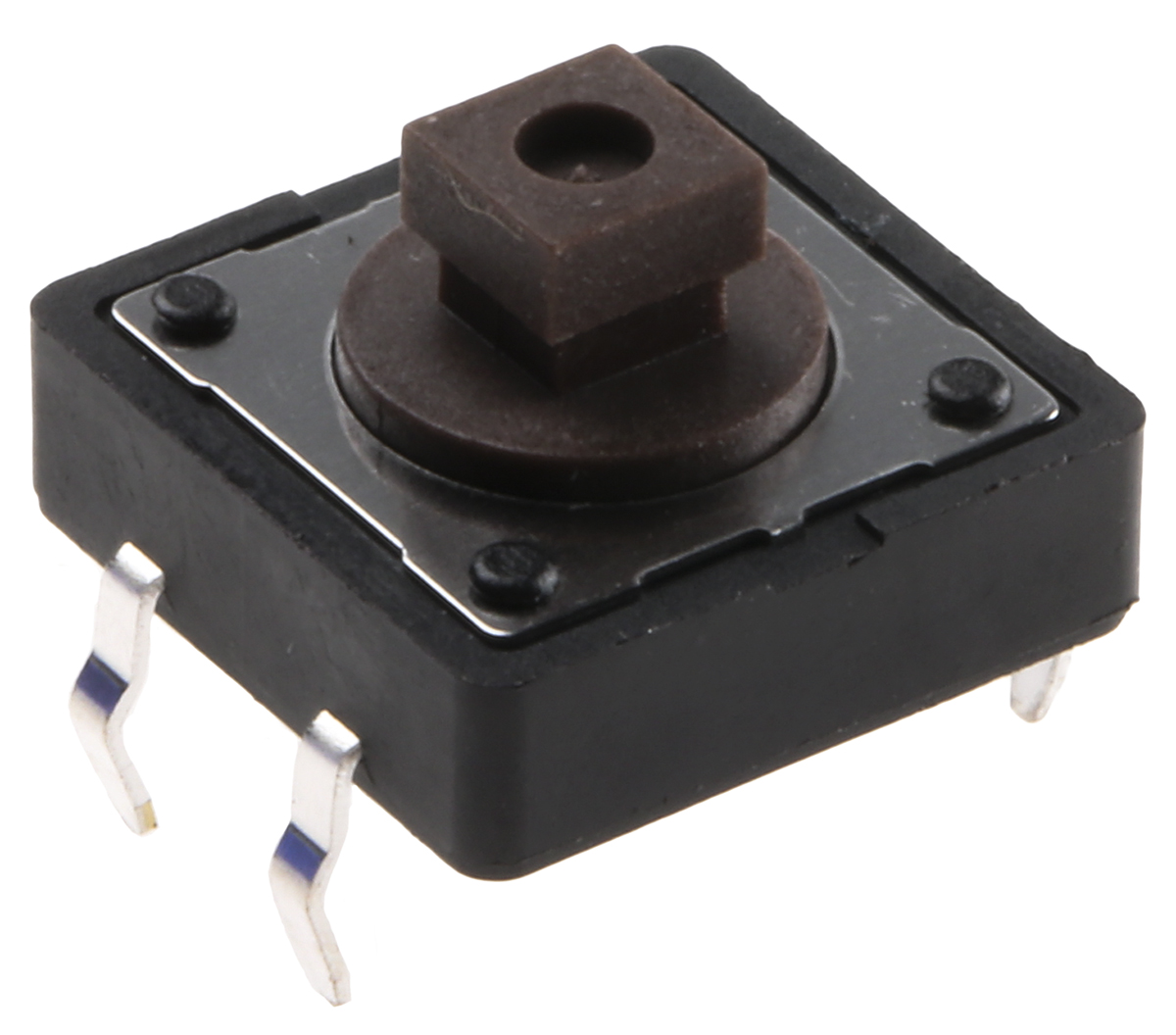 APEM Brown Plunger Tactile Switch, SPST 50 mA @ 12 V dc 3.8mm