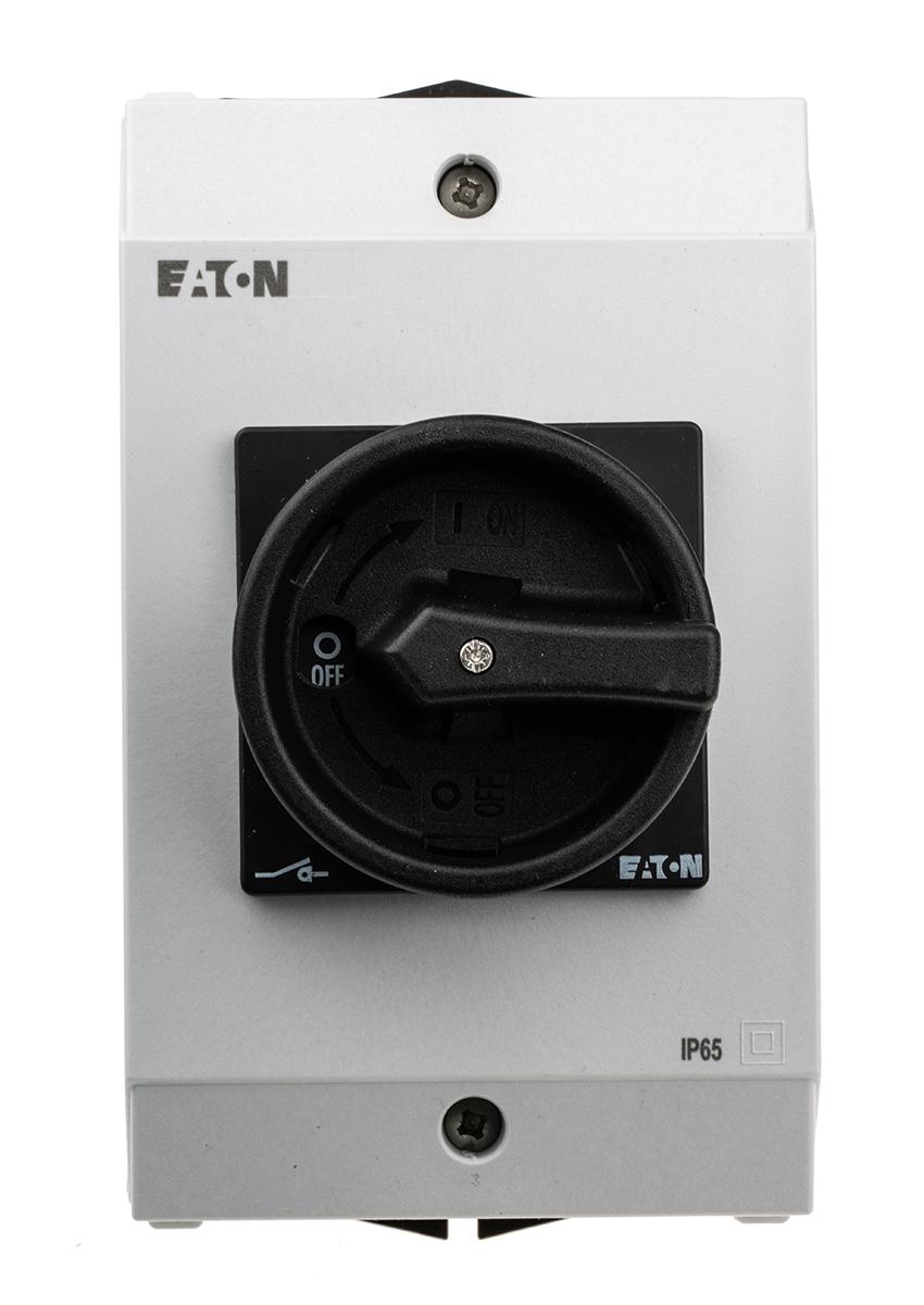 Eaton 3P Pole Isolator Switch - 25A Maximum Current, 11kW Power Rating, IP65