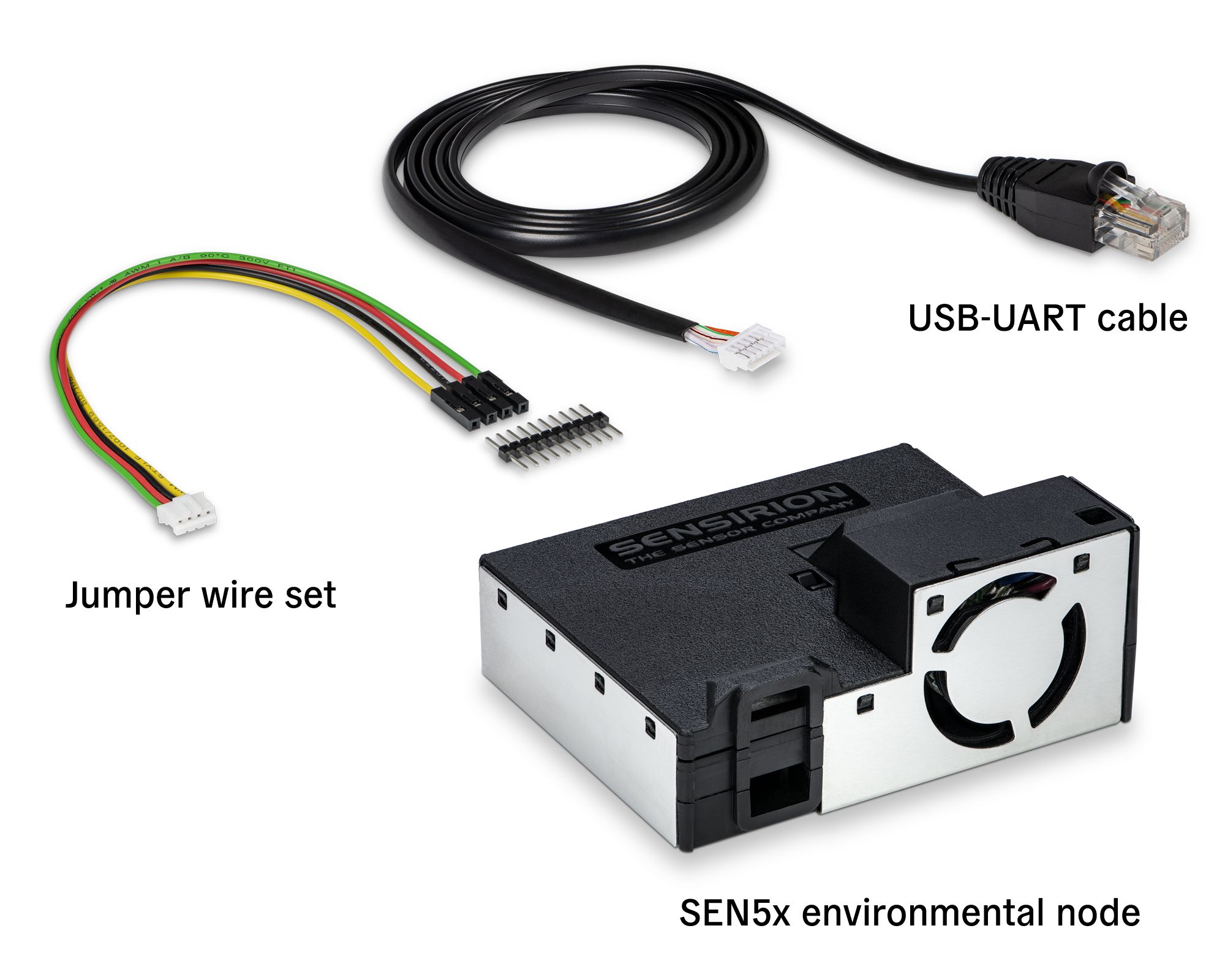 Sensirion Evaluation Kit SEN5x series Environment Sensor Evaluation Kit for SEN5x SEN5x Environmental Sensors
