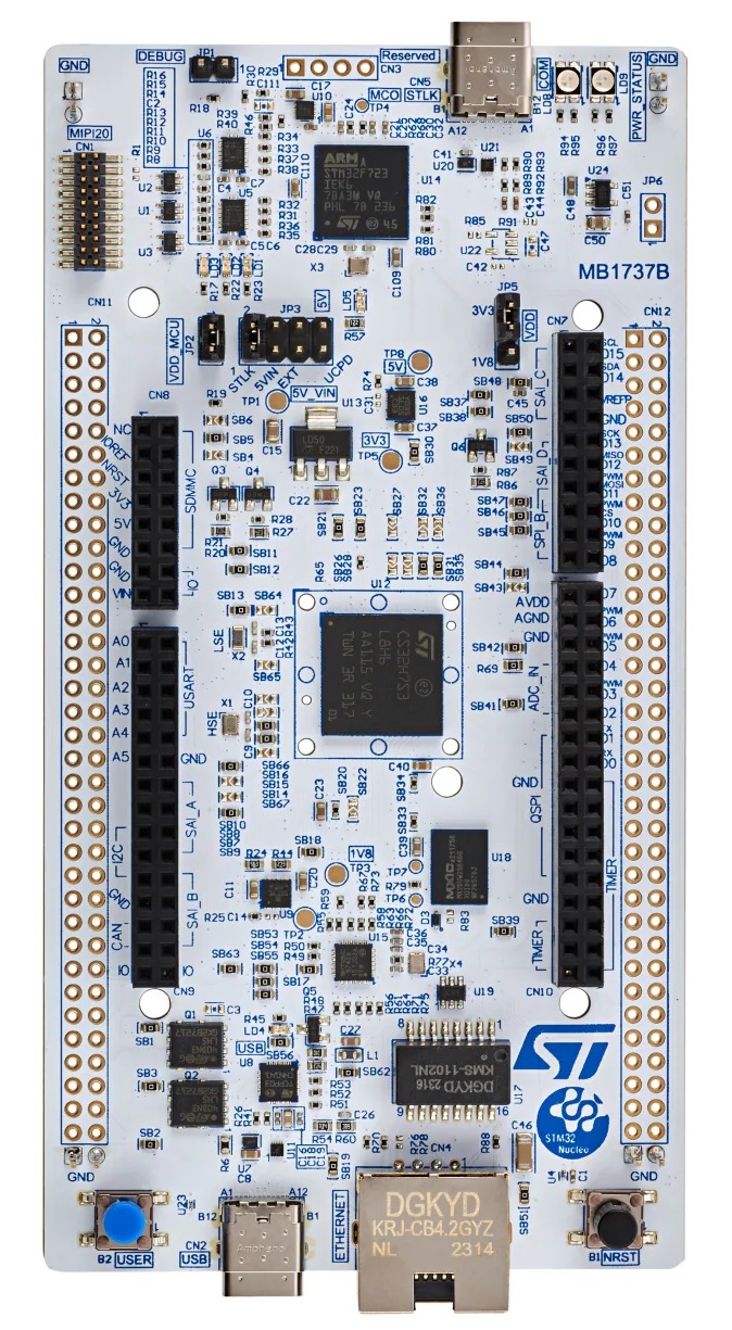 STMicroelectronics STM32 Nucleo-144 Board MCU Evaluation Board NUCLEO-H7S3L8