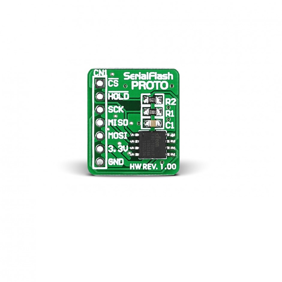 Brand-Rex MIKROE-480, SerialFlash PROTO Board Flash Development Board for EN25F80