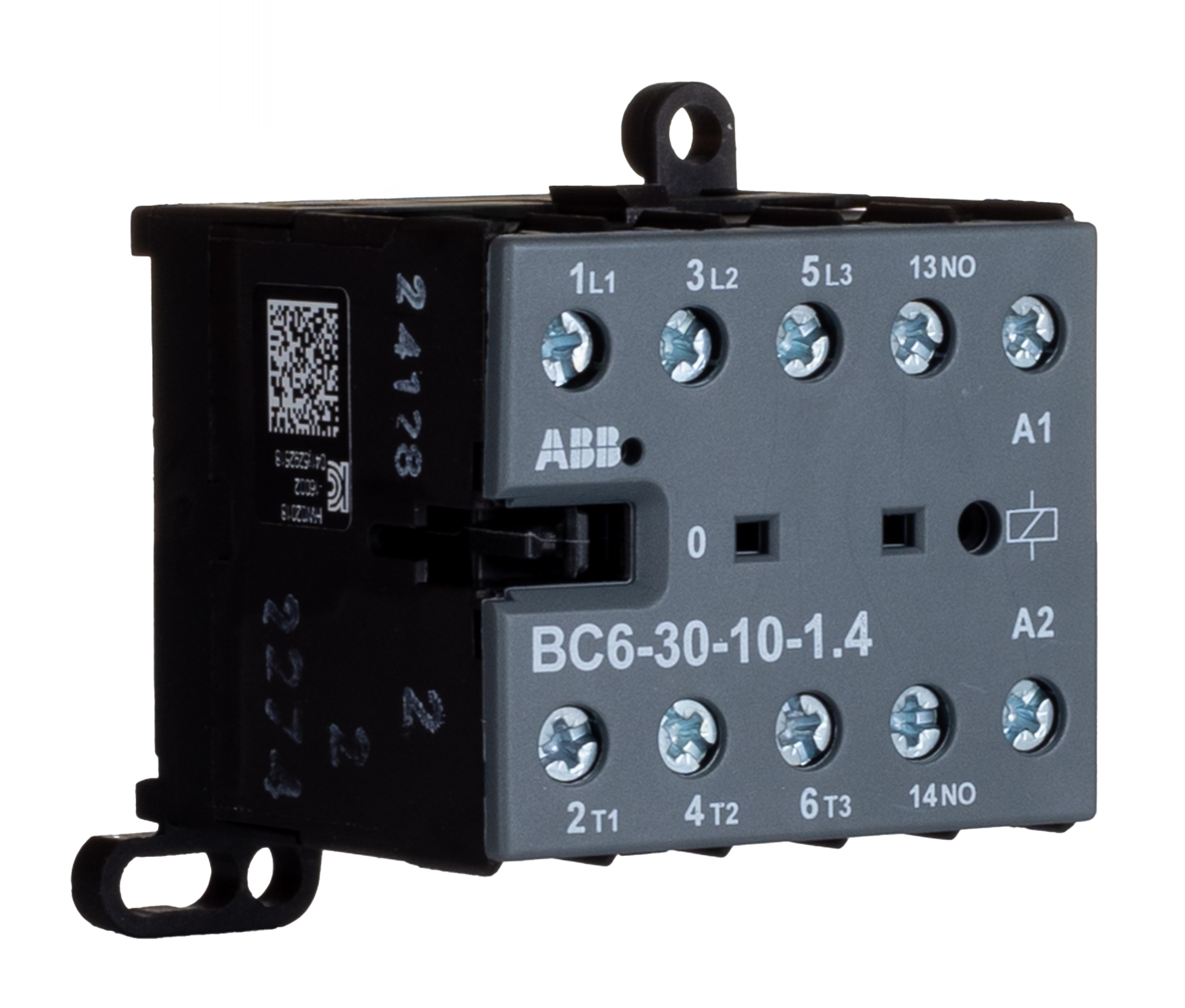 ABB BC6-30-10-1.4W Contactor, 24 V Coil, 3-Pole, 20 A, 4 kW, 3NO